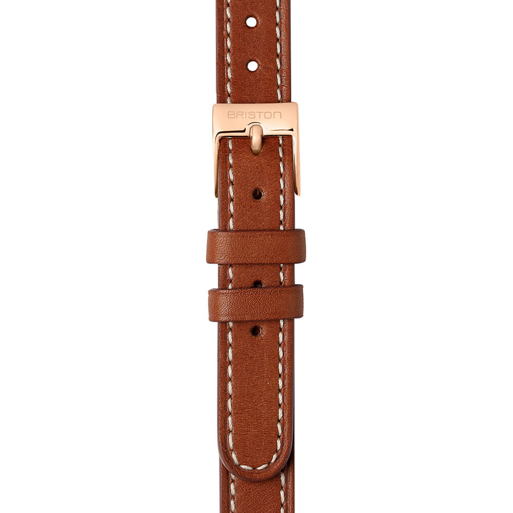 Bracelet Cuir 2 brins - 12 MM - Marron - Image 4