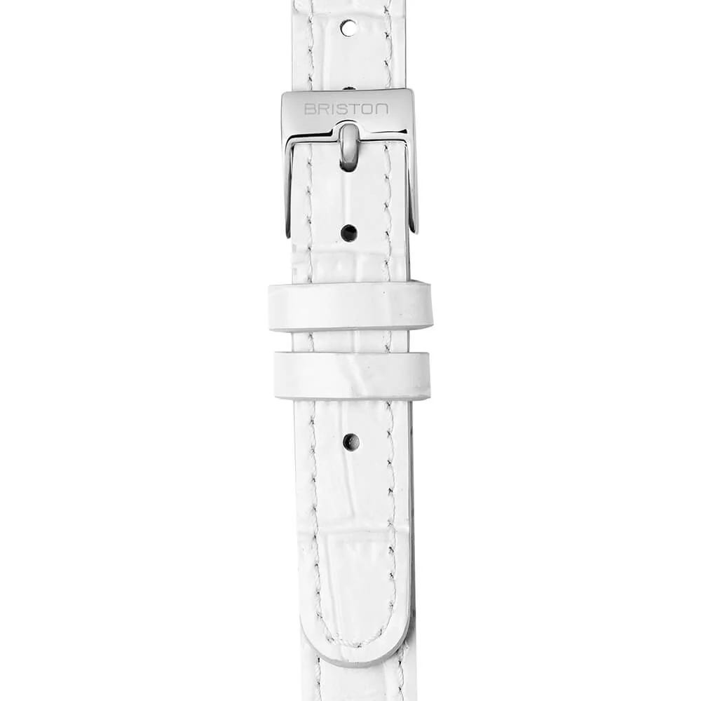 BRACELET CUIR LUXURY 2 BRINS - 12 MM - BLANC - Image 2