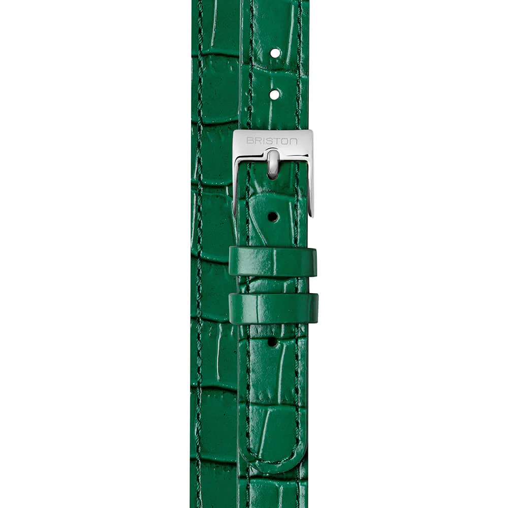 BRACELET CUIR LUXURY 2 BRINS - 12 MM - VERT