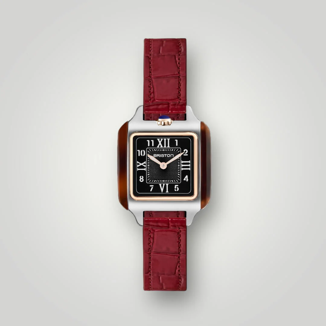 BRACELET CUIR LUXURY 2 BRINS - 12 MM - BORDEAUX - Image 2