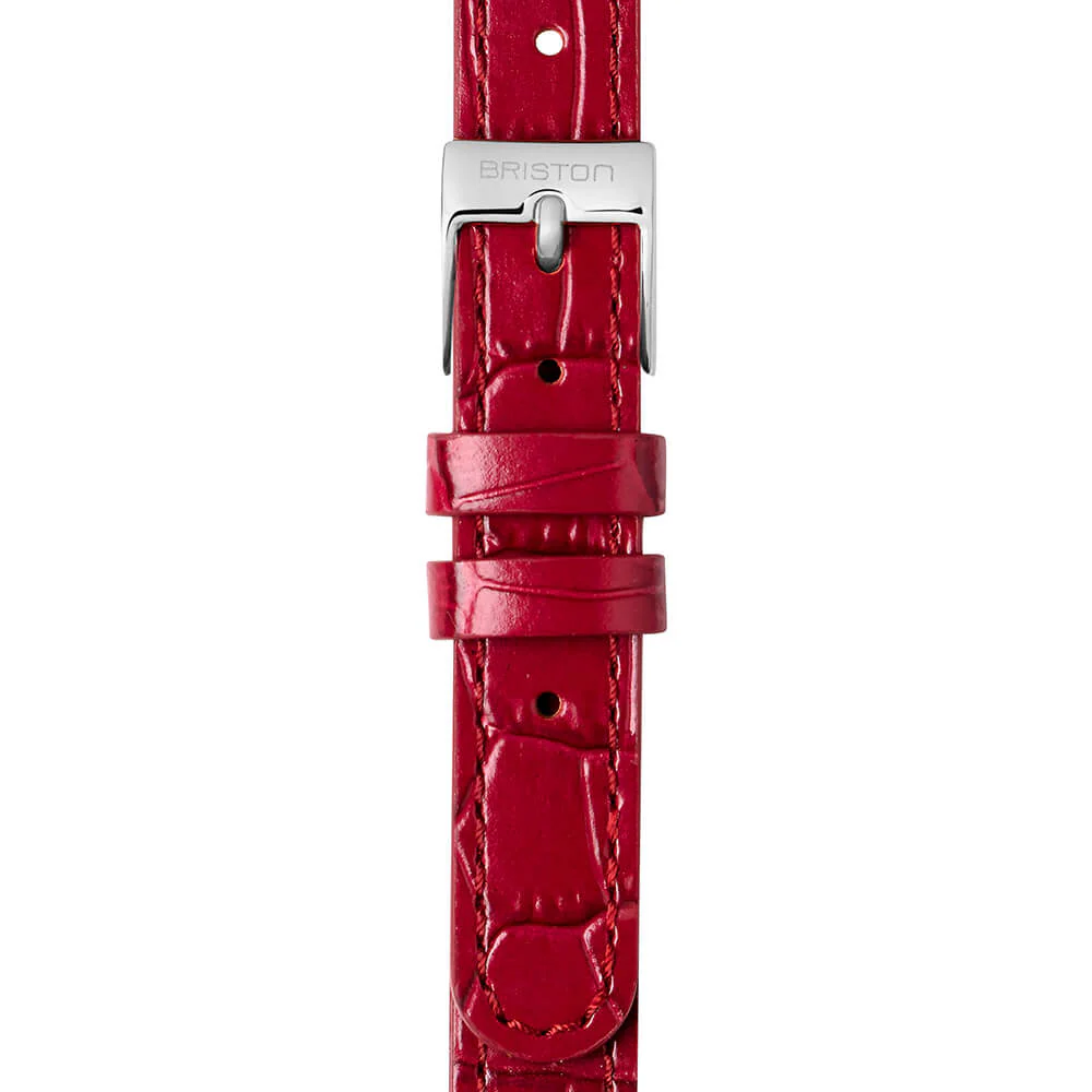 BRACELET CUIR LUXURY 2 BRINS - 12 MM - BORDEAUX - Image 3