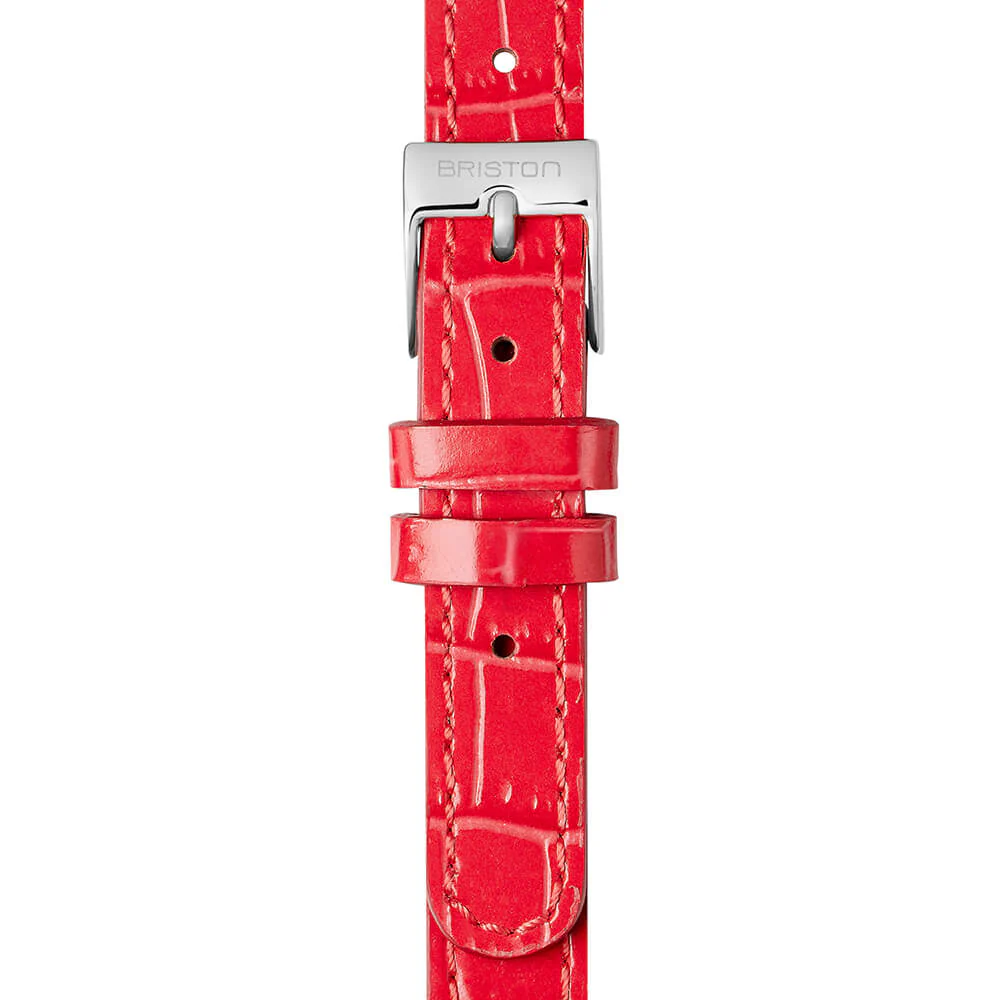 BRACELET CUIR LUXURY 2 BRINS - 12 MM - FUCHSIA - Image 2