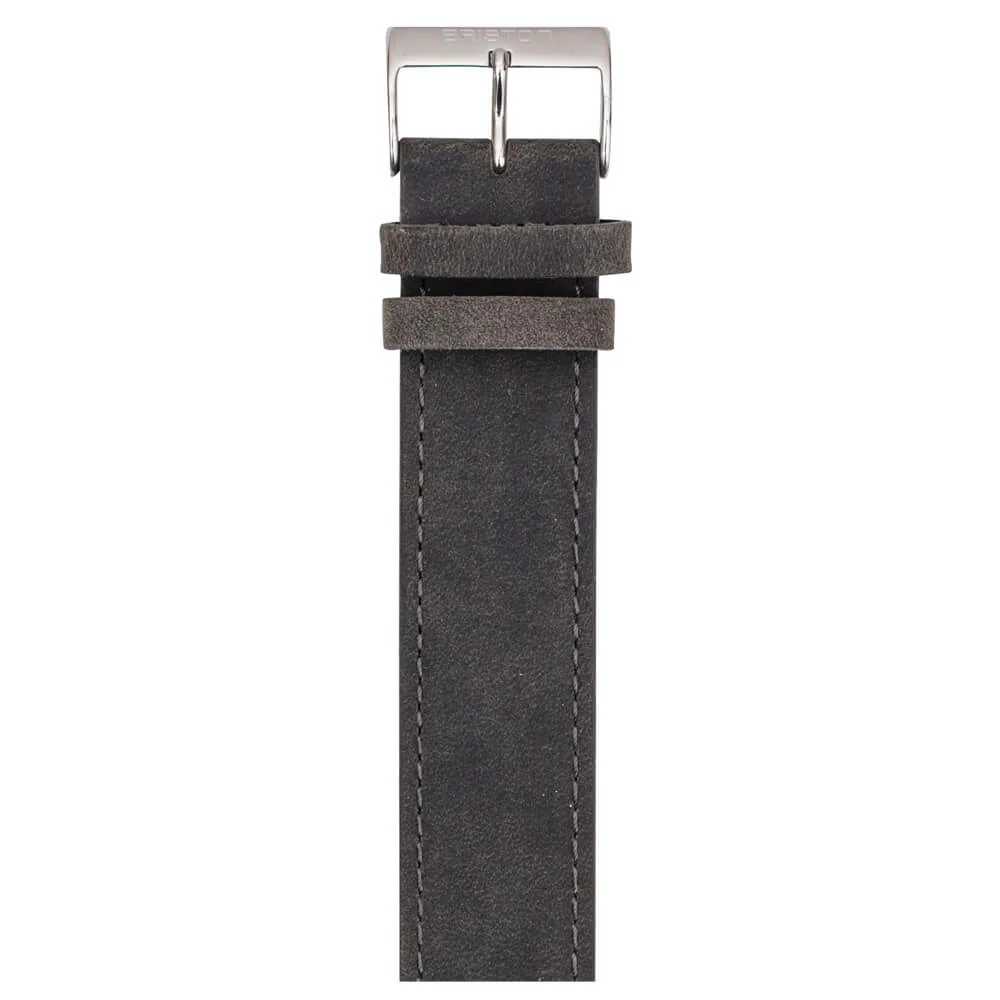 BRACELET CUIR VINTAGE - GRIS