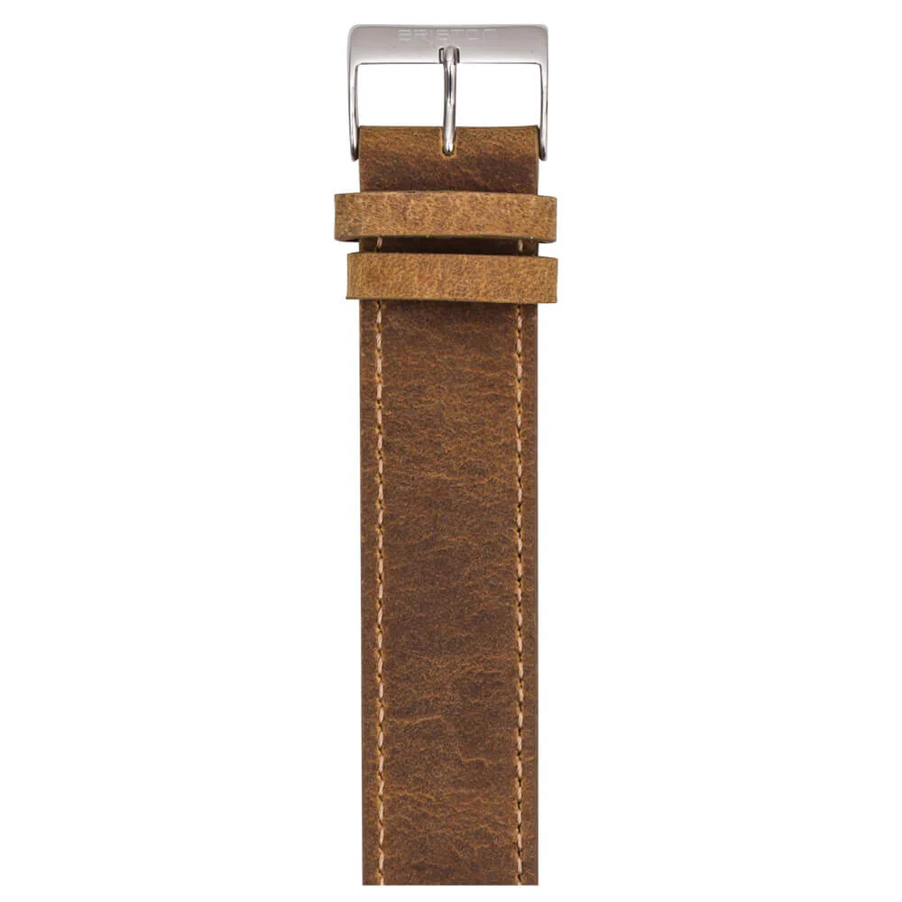 BRACELET CUIR VINTAGE - MARRON
