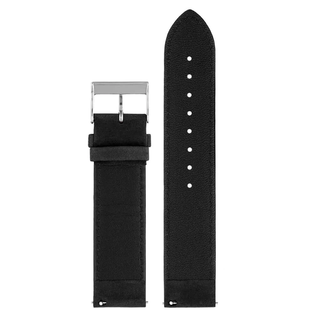 BRACELET CUIR VINTAGE - NOIR MAT - Image 4