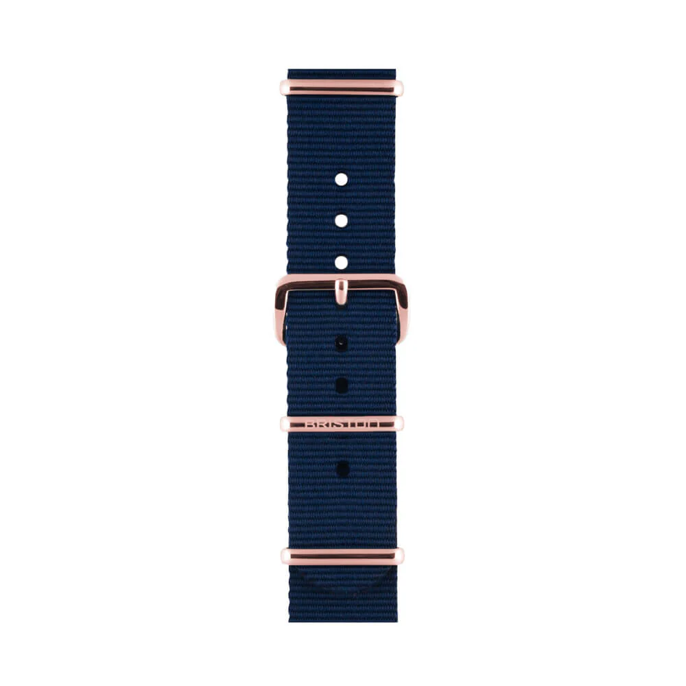 BRACELET TYPE NATO - BLEU NUIT - Image 2