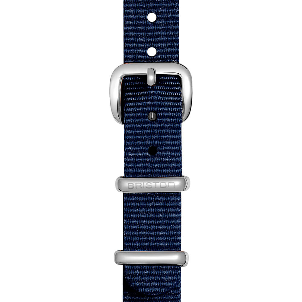 BRACELET TYPE NATO - 12 MM - BLEU MARINE - Image 2