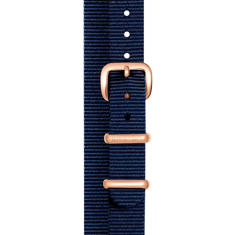 BRACELET TYPE NATO - 12 MM - BLEU MARINE - Image 3
