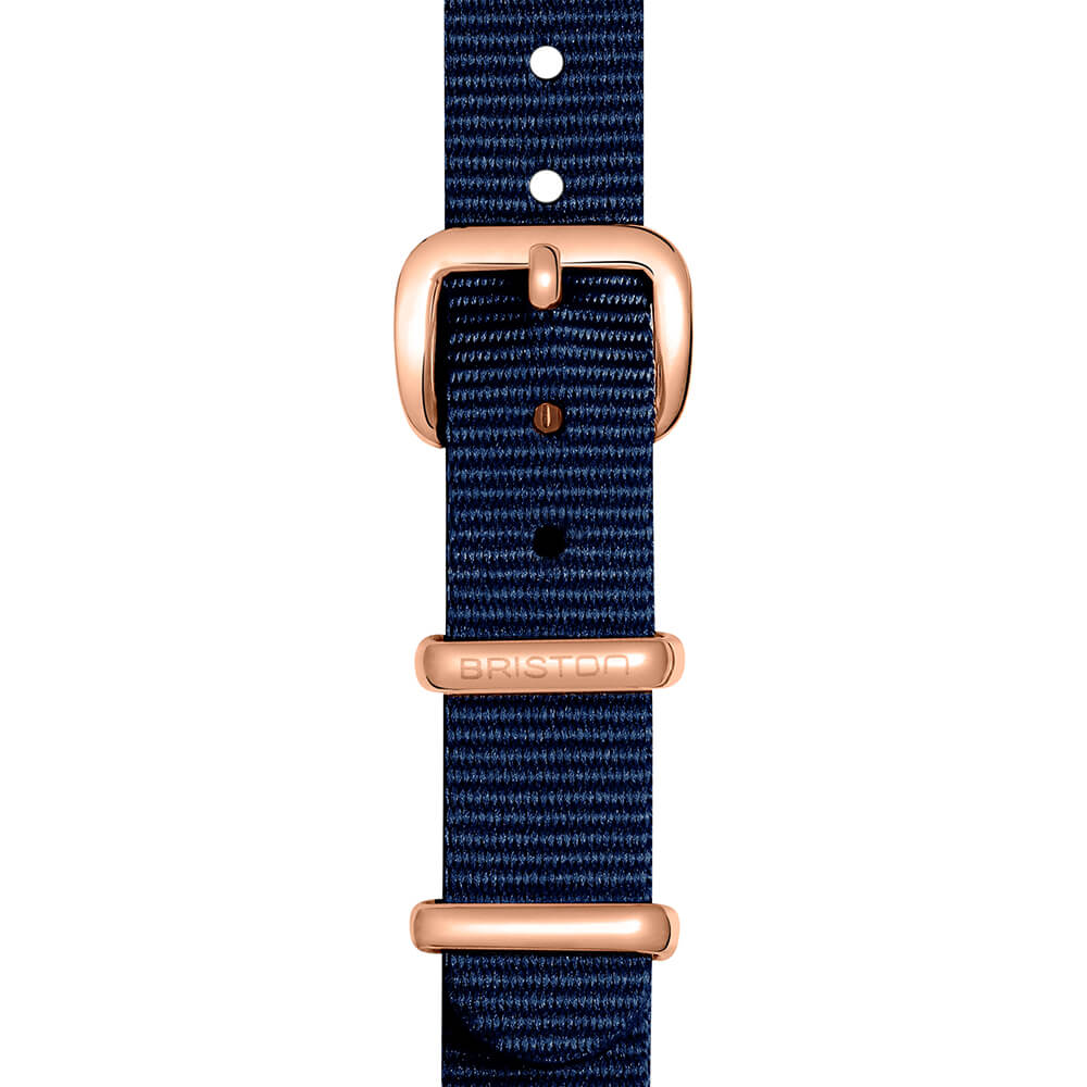 BRACELET TYPE NATO - 12 MM - BLEU MARINE - Image 4