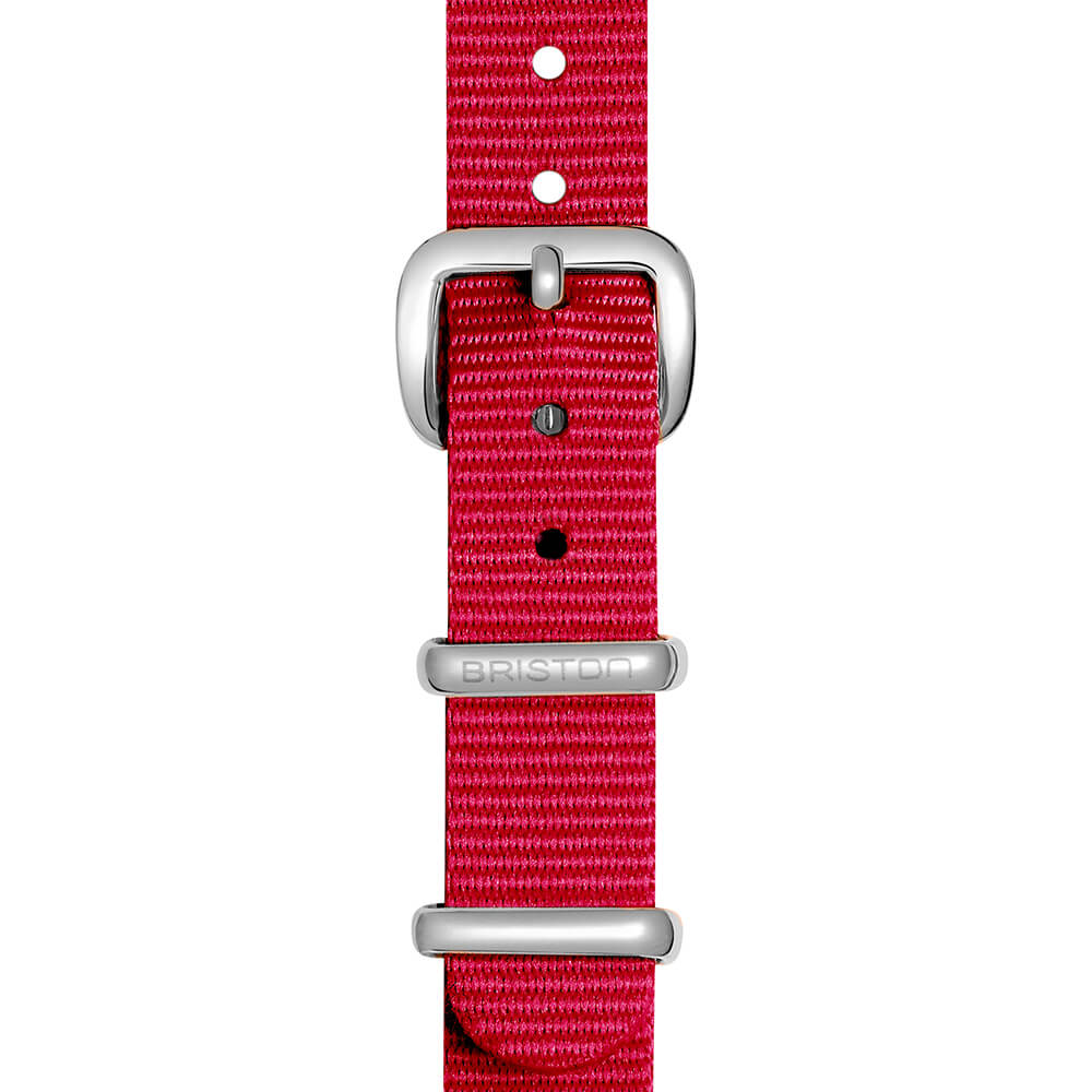 BRACELET TYPE NATO - 12 MM - FRAMBOISE - Image 2