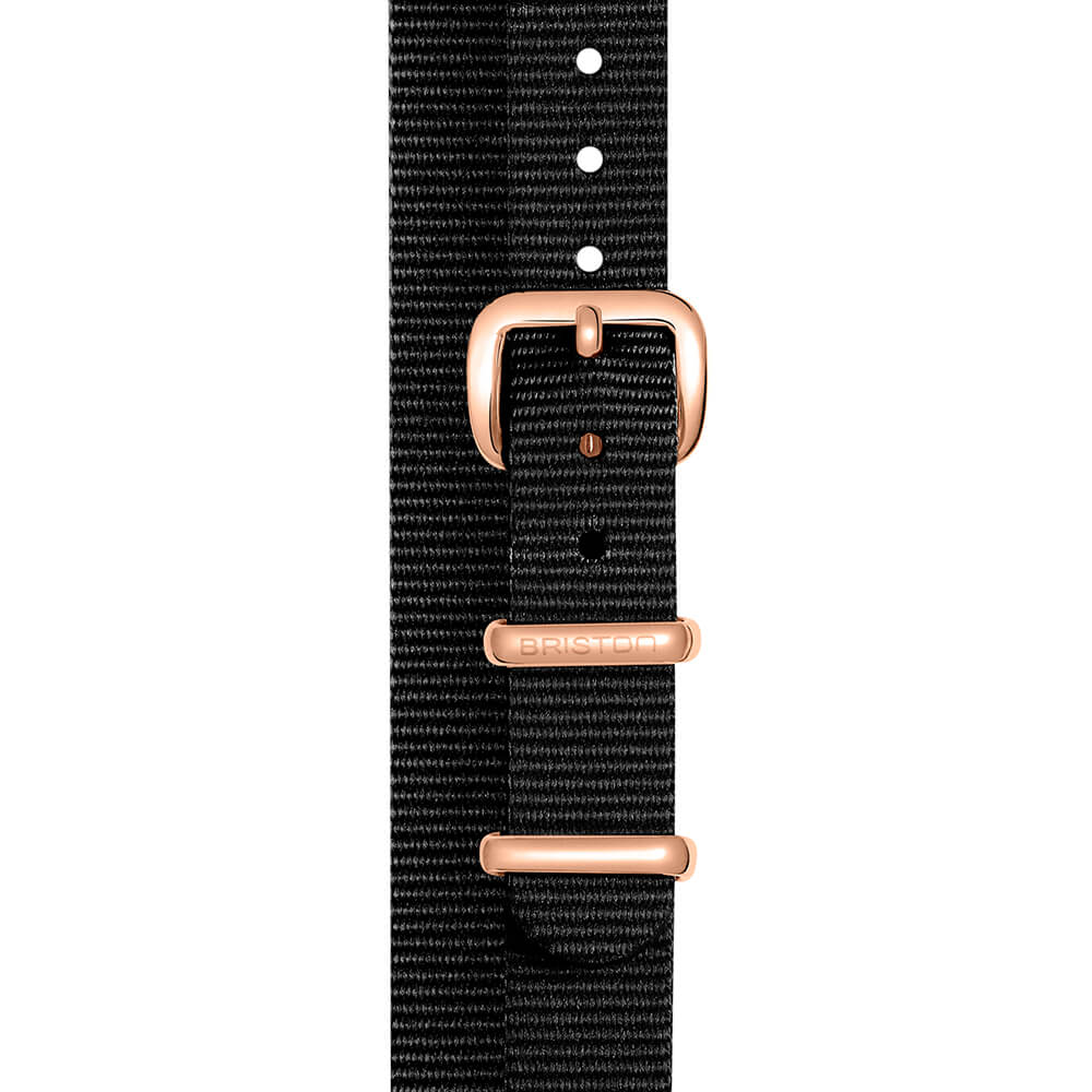 BRACELET TYPE NATO - 12 MM - NOIR - Image 3