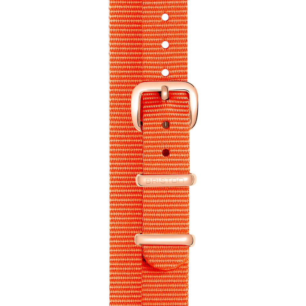 BRACELET TYPE NATO - 12 MM - ORANGE - Image 2
