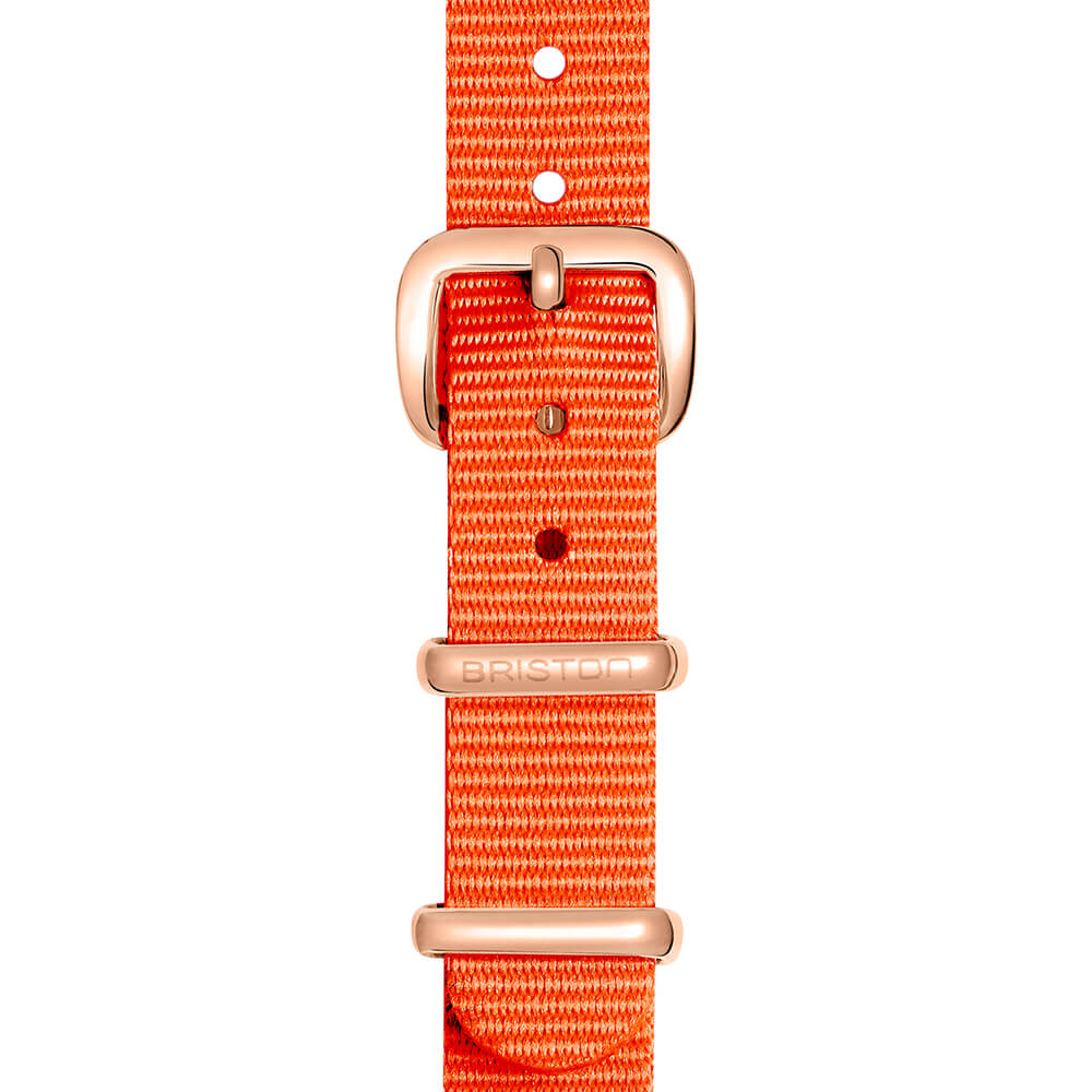 BRACELET TYPE NATO - 12 MM - ORANGE - Image 4