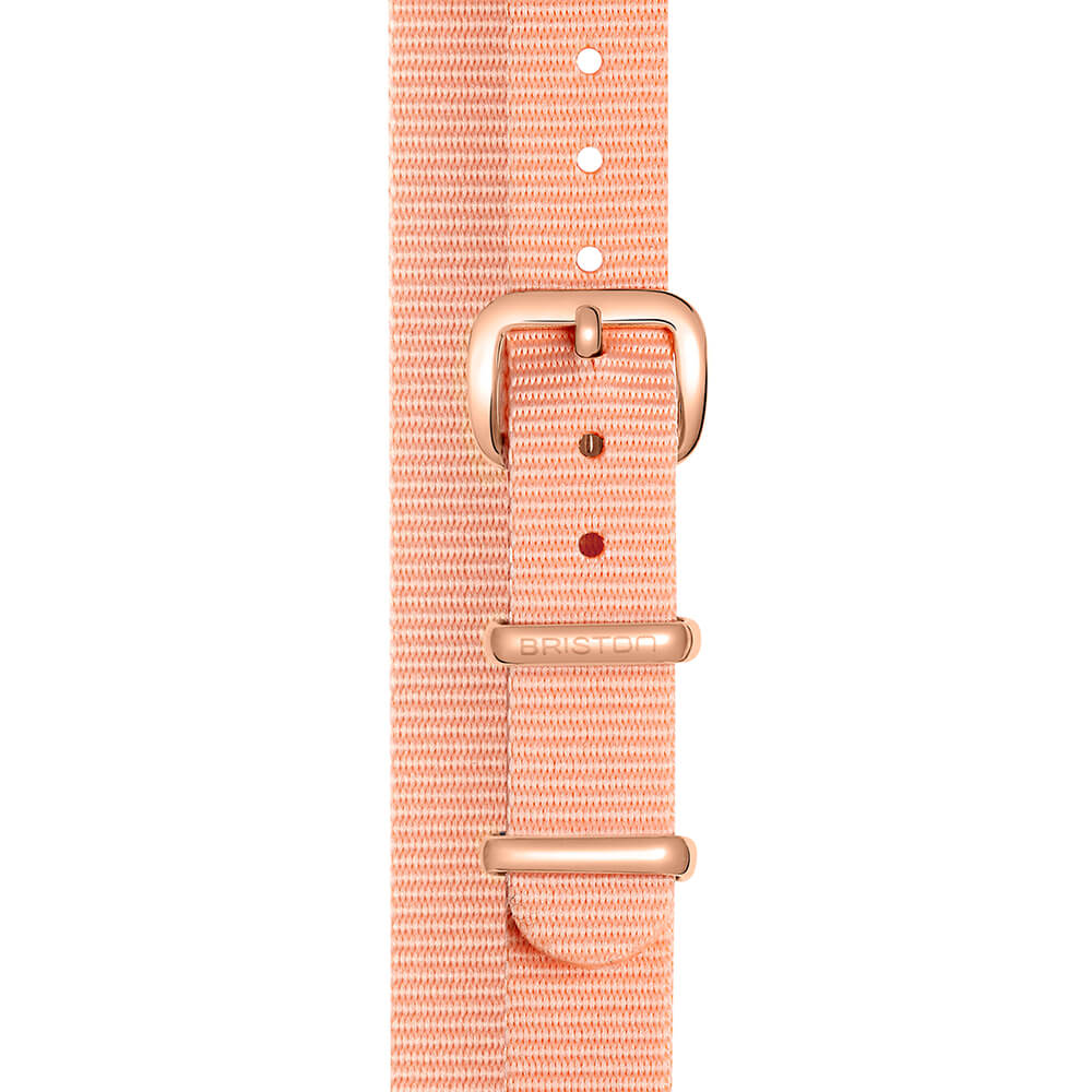 BRACELET TYPE NATO - 12 MM - ROSE POUDRÉ - Image 3