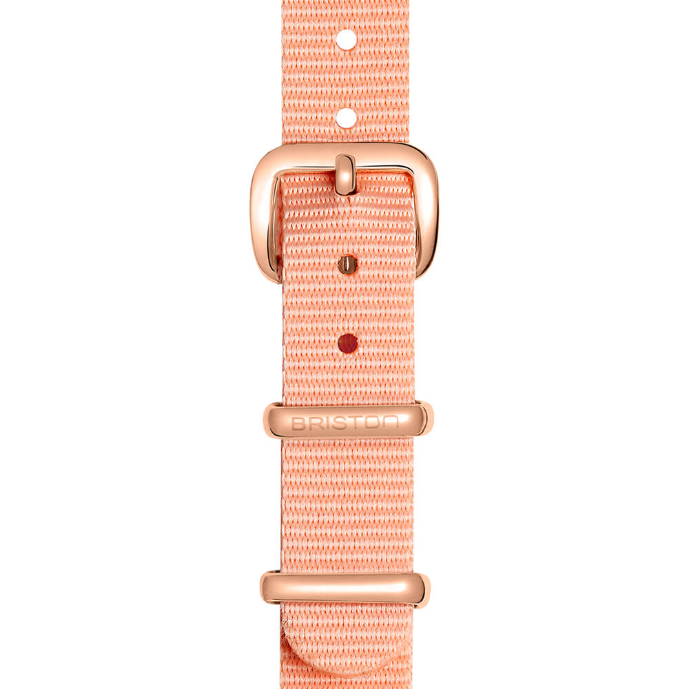 BRACELET TYPE NATO - 12 MM - ROSE POUDRÉ - Image 4