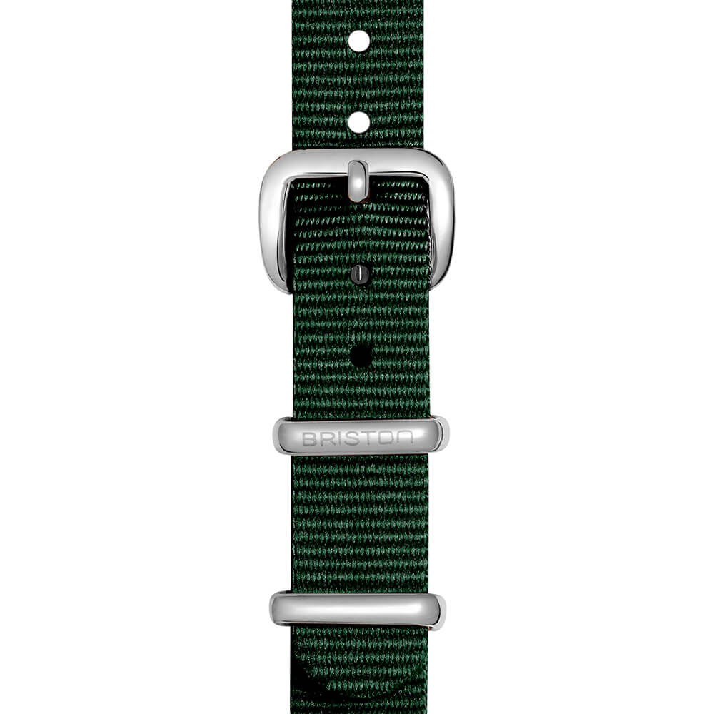 BRACELET TYPE NATO - 12 MM - VERT ANGLAIS - Image 2