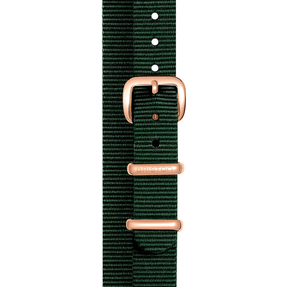 BRACELET TYPE NATO - 12 MM - VERT ANGLAIS - Image 3