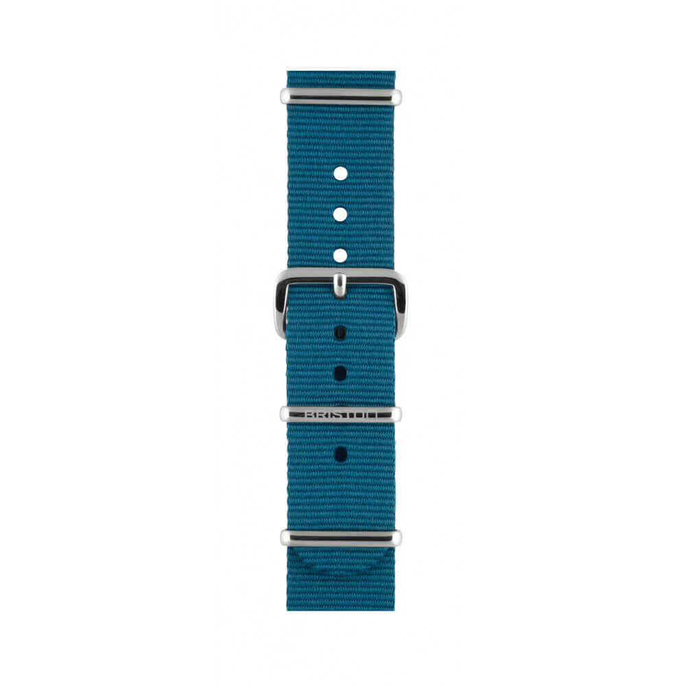 BRACELET TYPE NATO - BLEU CANARD