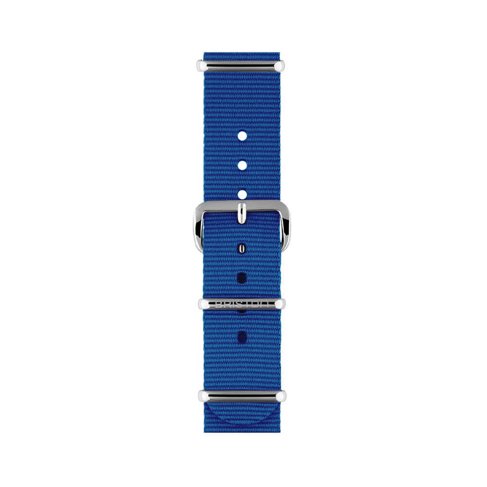BRACELET TYPE NATO - BLEU ÉLECTRIQUE