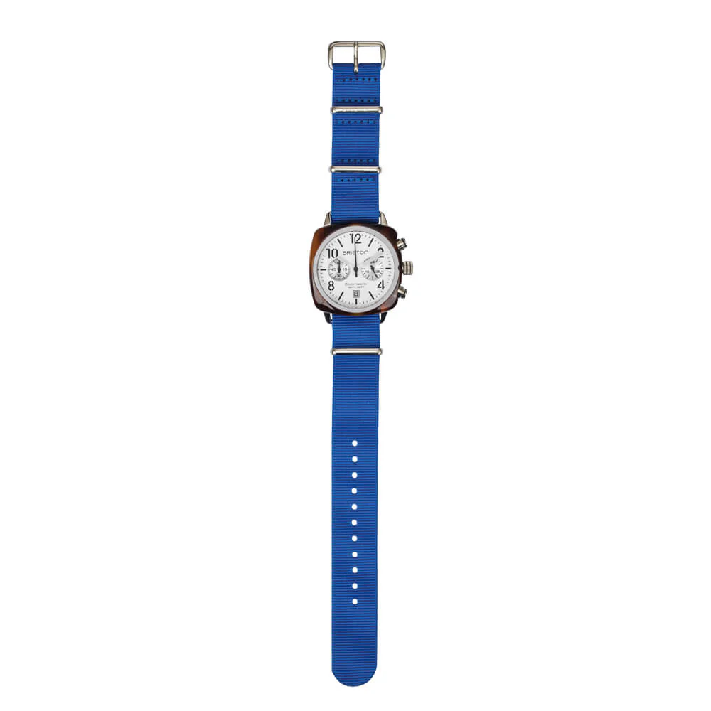 BRACELET TYPE NATO - BLEU ELECTRIQUE - Image 3
