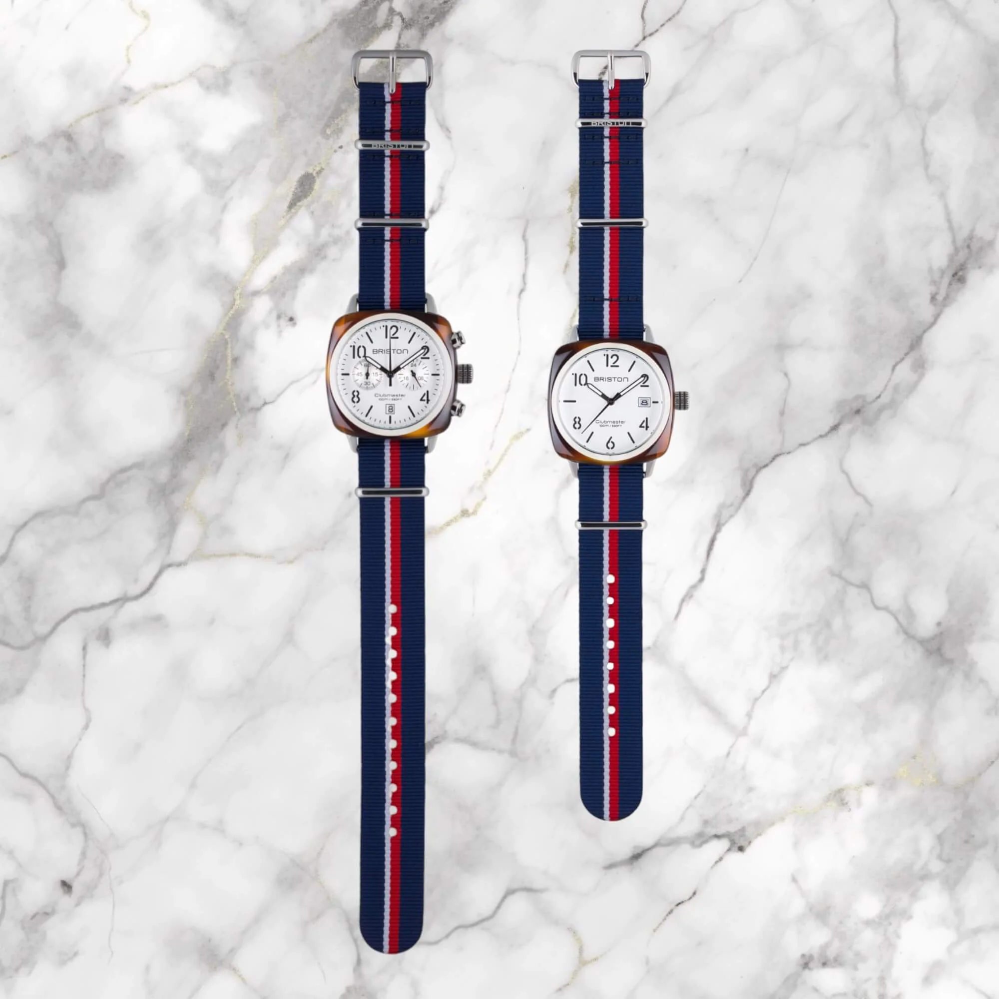 BRACELET TYPE NATO - BLEU BLANC ROUGE - Image 3