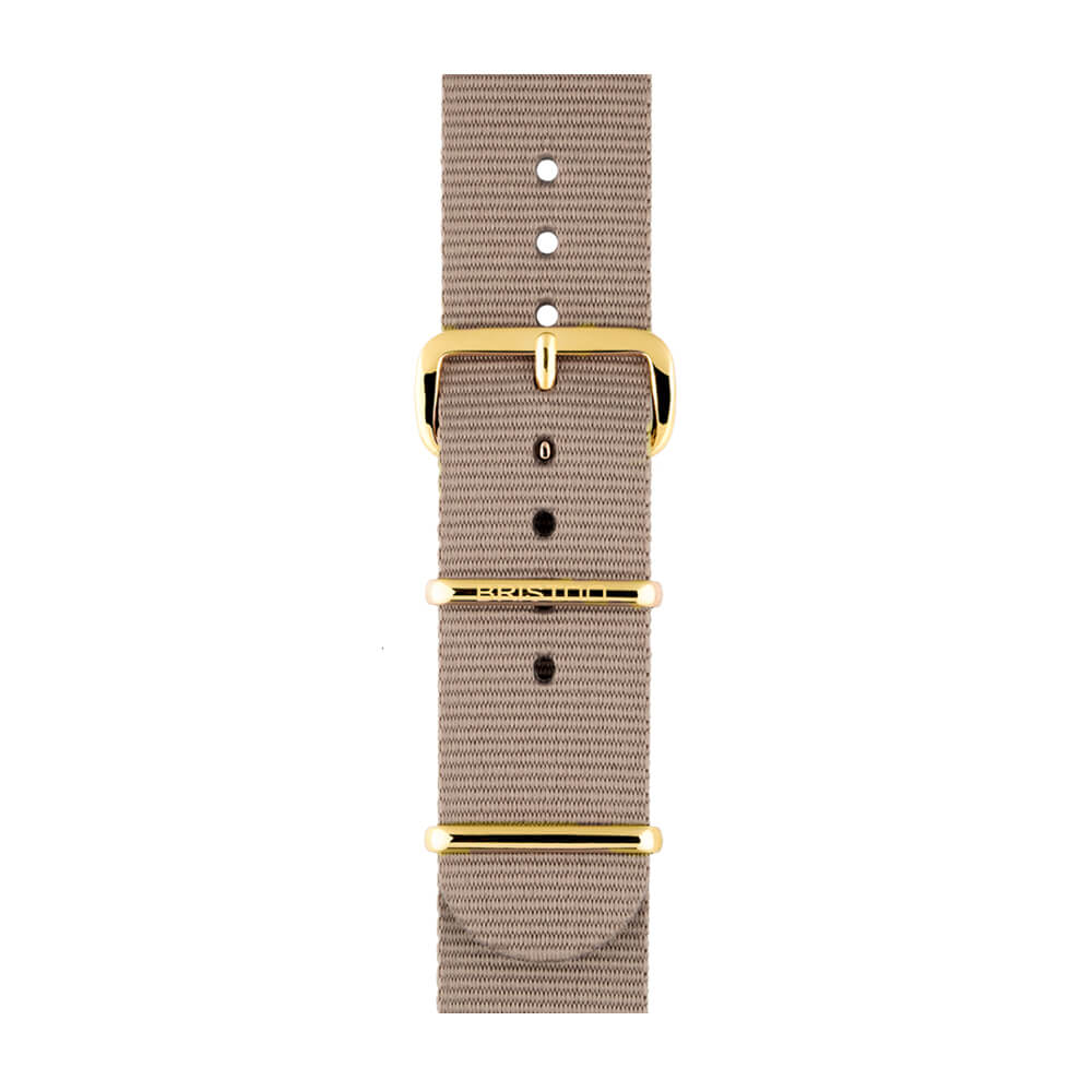 BRACELET TYPE NATO - GRIS TAUPE - Image 6