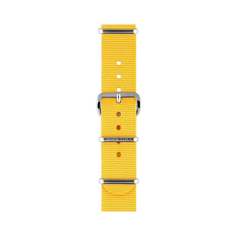 BRACELET TYPE NATO - JAUNE