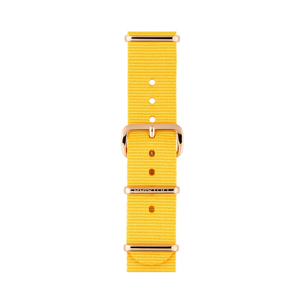 BRACELET TYPE NATO - JAUNE - Image 2