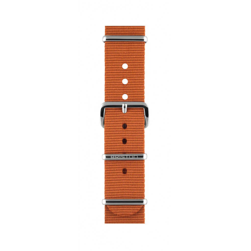 BRACELET TYPE NATO - MARRON FONCÉ