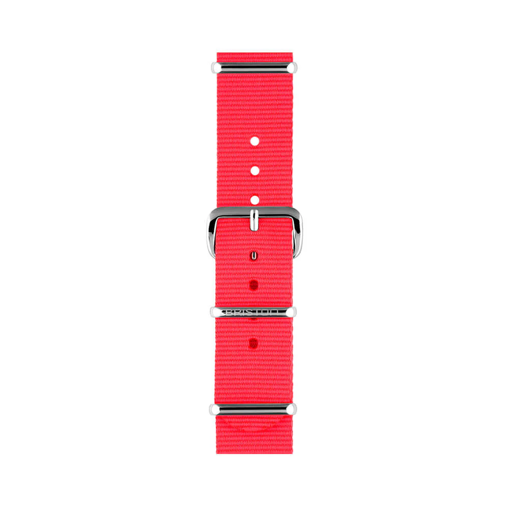 BRACELET TYPE NATO - ROSE FLUO