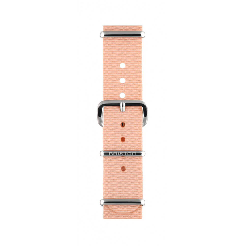 BRACELET TYPE NATO - ROSE POUDRÉ