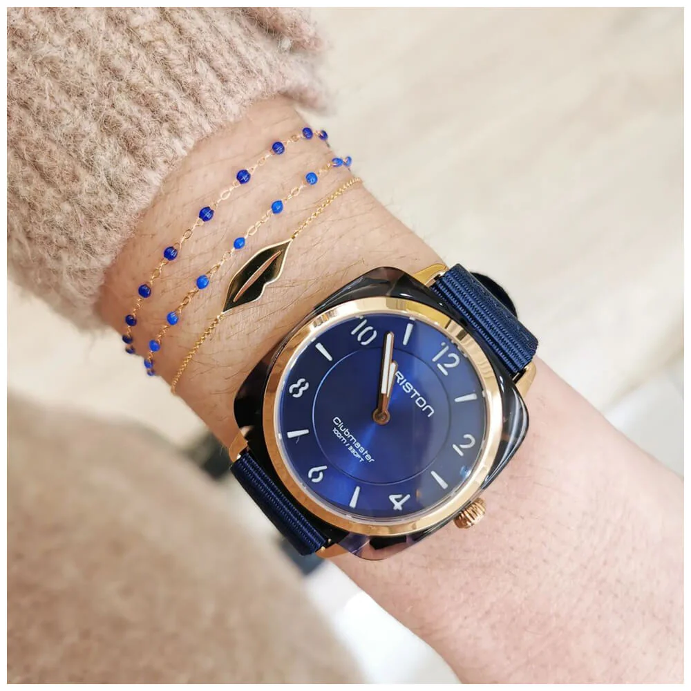 Clubmaster Chic - HM - Gold - Bleu Nuit - Image 3