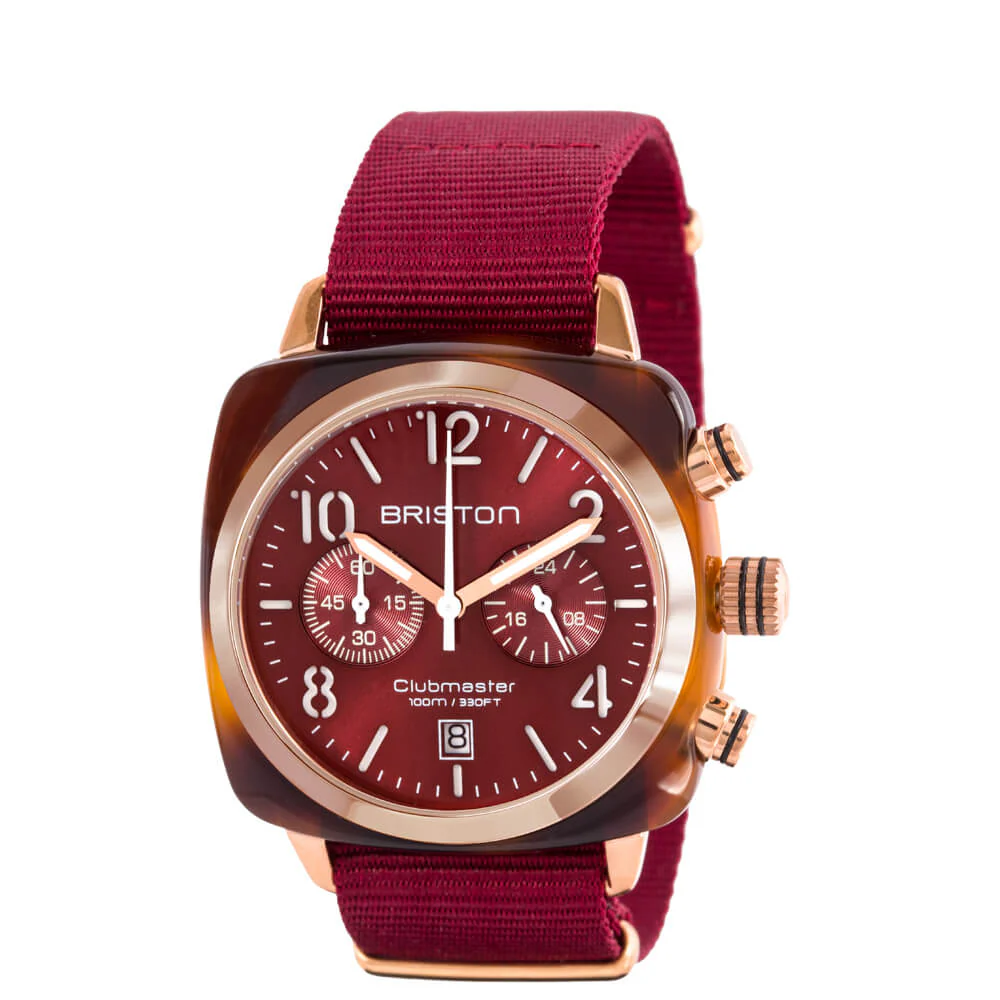 Clubmaster Classic - Chrono - Rose Gold - Rouge