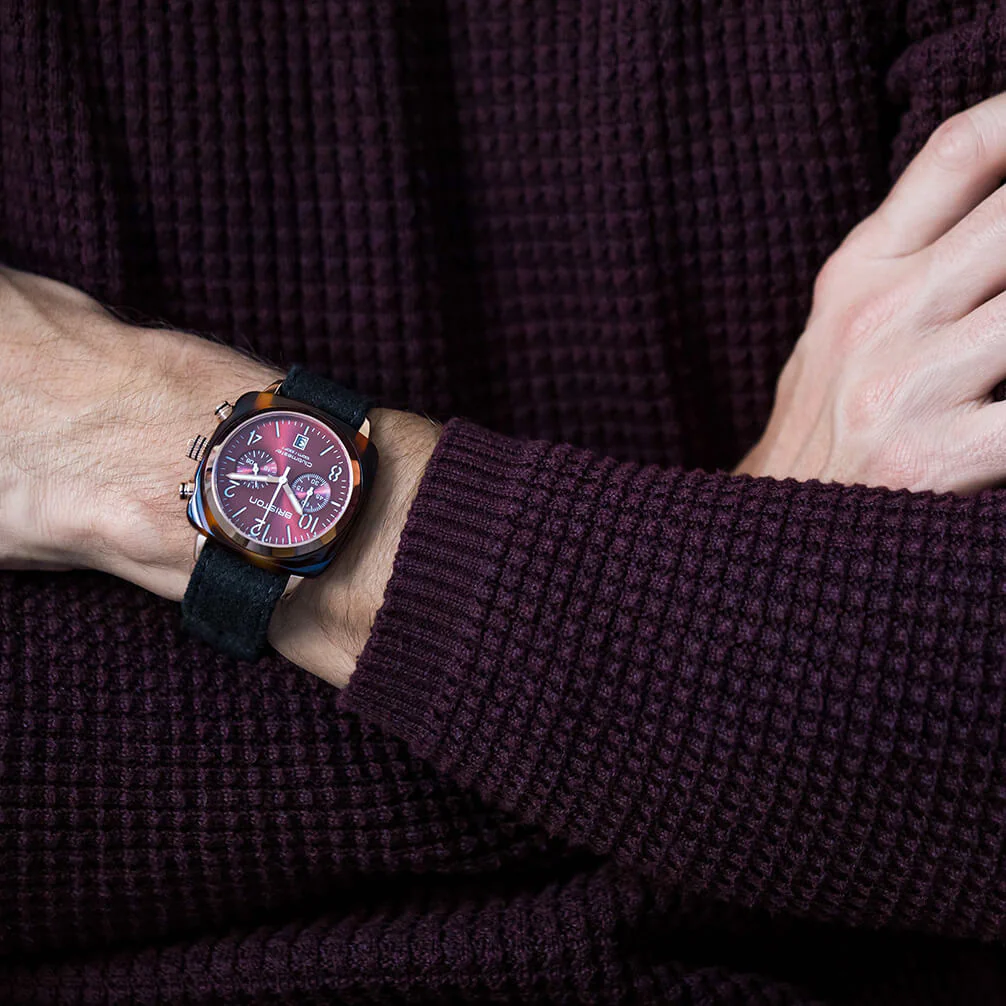 Clubmaster Classic - Chrono - Rose Gold - Rouge - Image 2