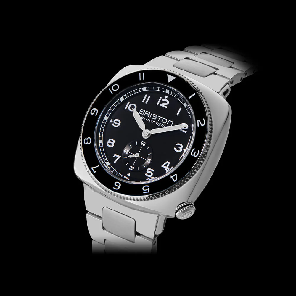 Clubmaster Legend - Petite Seconde - Acier - Noir - Image 4