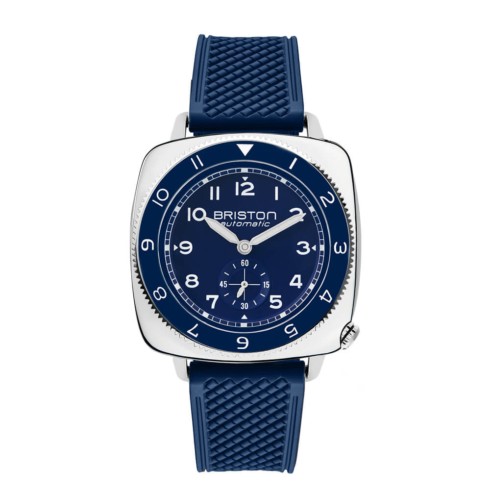Clubmaster Legend - Petite Seconde - Acier - Bleu - FKM