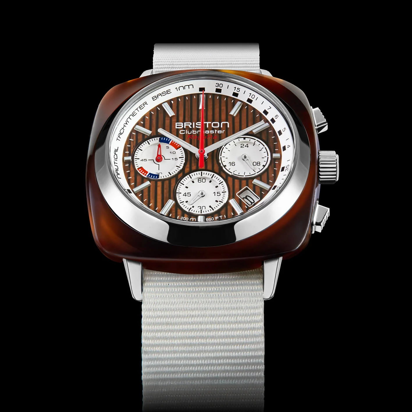 Clubmaster Regatta - Chrono - Noyer / Blanc - Image 2