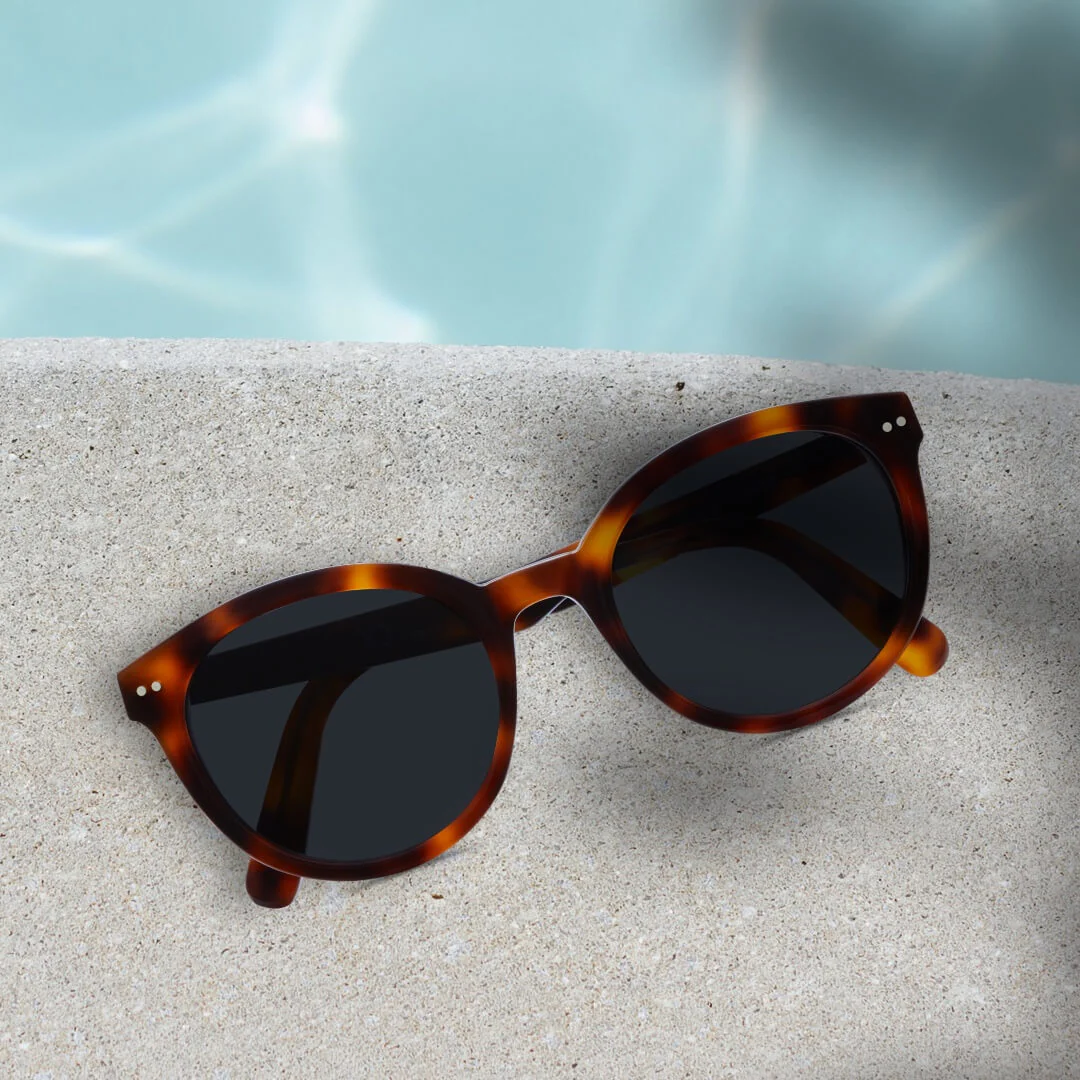 Lunettes de soleil - Gris - Image 5